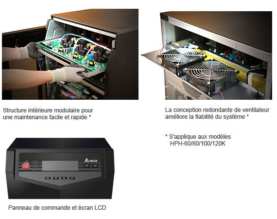 UPS triphasé Delta Ultron HPH 60-120 kW